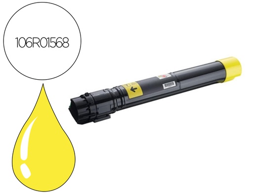 [9162603] XEROX - Toner laser phaser 7800 alta capacidad amarillo 17200 paginas (Ref. 106R01568)