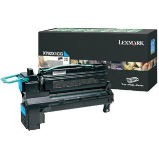 [1403280] LEXMARK - Toner Laser ORIGINALES Cyan (Ref.X792X1CG)