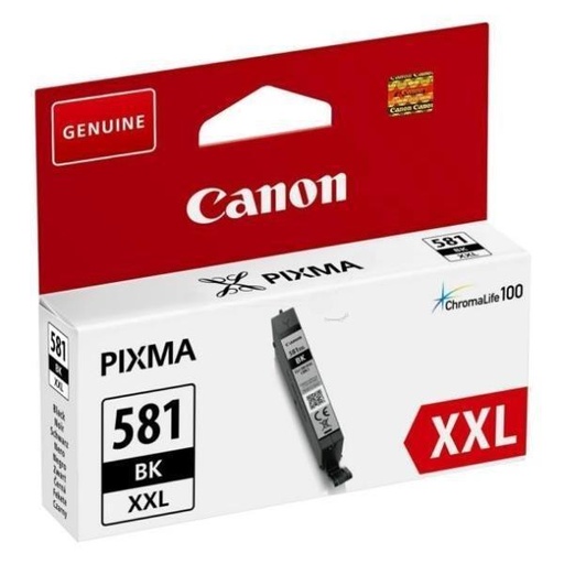 [9927371] CANON - CARTUCHO INKJET CLI-581BKXXL PIXMA TR8550/TS6250/TS6251/TS8250/TS8251/TS8252/TS9150/TS9155/TS9550/TS9551 NEGRO 4.590 PÁG. () (Ref.1998C001)