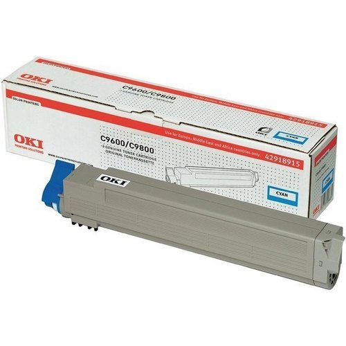 [1780873] OKI - Toner Laser ORIGINALES C9600/9800 Cyan (Ref.42918915)