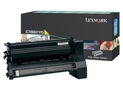 [1324137] LEXMARK - Toner Laser ORIGINALES Amarillo (Ref.C780H1YG)