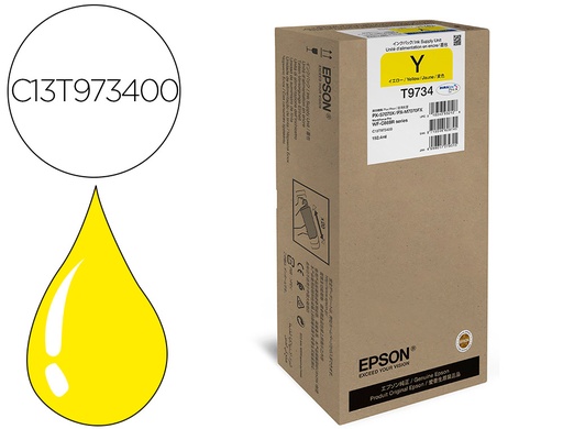 [9161038] EPSON - Ink-jet workforce pro wf-c869r amarillo xl ink supply unit (Ref. C13T973400)