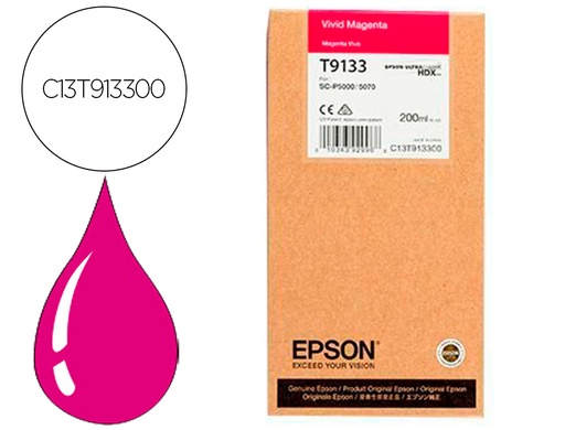 [9160981] EPSON - Ink-jet t9133 vivid magenta ink 200ml (Ref. C13T913300)