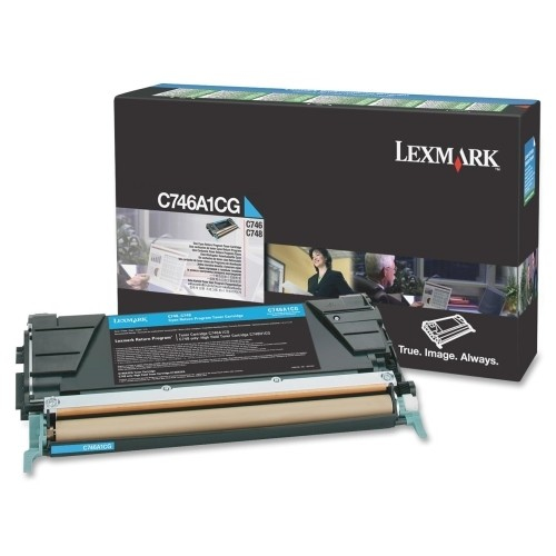 [1408569] LEXMARK - Toner Laser ORIGINALES Cyan (Ref.C746A1CG)
