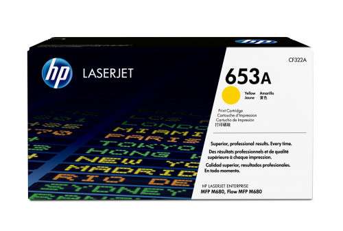 [1423056] HP ( HEWLETT PACKARD ) - Toner Laser ORIGINALES 653A Amarillo 21.500pg (Ref.CF322A)
