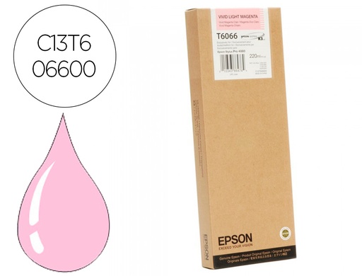[9160846] EPSON - Ink-jet gf stylus photo 4880 magenta claro vivo (Ref. C13T606600)