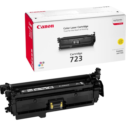 [9057374] CANON - Toner Laser ORIGINALES 723Y AMARILLO 8,5K AA (Ref.2641B002)