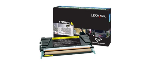 [1409330] LEXMARK - Toner Laser ORIGINALES Amarillo (Ref.X748H1YG)