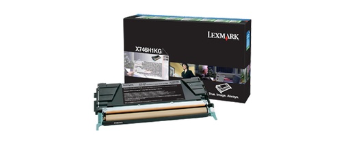 [1409320] LEXMARK - Toner Laser ORIGINALES Negro (Ref.X746H1KG)