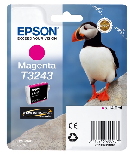 [9160960] EPSON - Ink-jet surecolor sc-p400 magenta (Ref. C13T32434010)