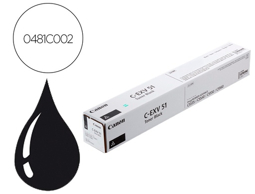 [9161730] CANON - Toner exv51 ir c5335 c5540 c55000 negro (Ref. 0481C002)