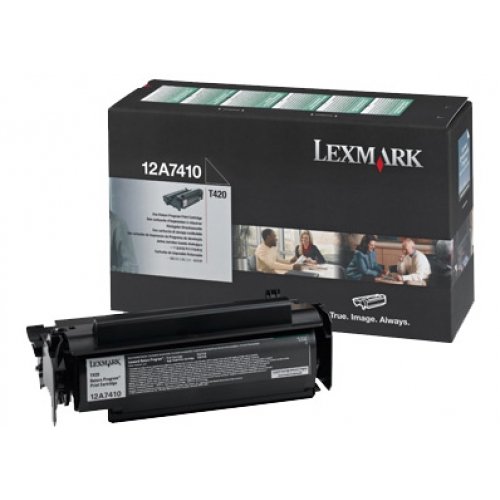 [1401017] LEXMARK - Toner Laser ORIGINALES Negro (Ref.12A7410)