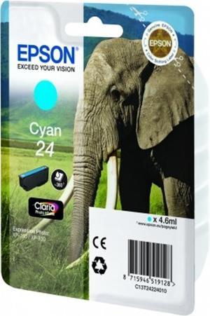 [9078036] EPSON - Cartuchos ORIGINALES Inyección De Tinta T24 Cyan Blister (Ref.C13T24224010)