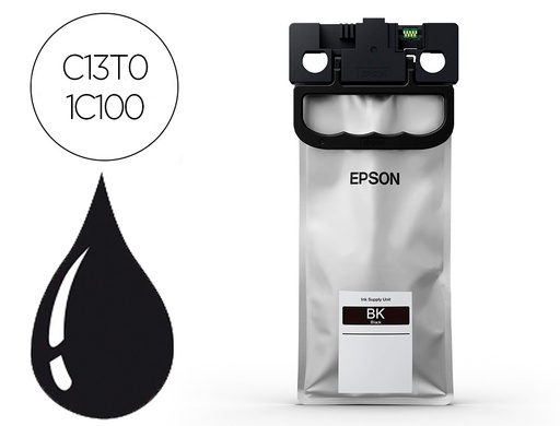 [2161036] EPSON - Ink-jet workforce pro wf-c529r / c579r negro xl ink 10k (Ref. C13T01C100)