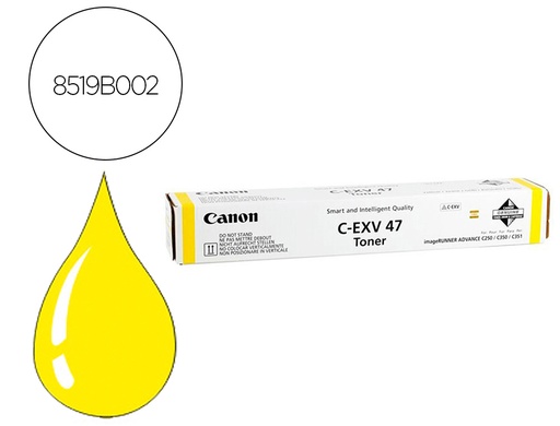[9161717] CANON - Toner exv47y ir advance c250 c350 amarillo (Ref. 8519B002)