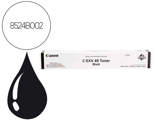 [9161723] CANON - Toner exv49k ir advance c3325 c3330 negro (Ref. 8524B002)
