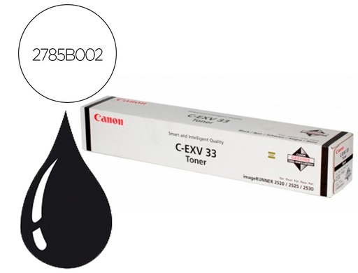 [9161706] CANON - Toner exv33 ir2520 ir2525 ir2530 negro (Ref. 2785B002)