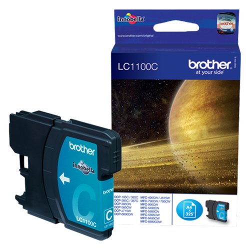 [1417457] BROTHER - Cartuchos ORIGINALES Inyección De Tinta 325 Cyan Blister (Ref.LC1100CBP)