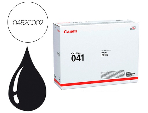 [9161642] CANON - Toner 041 crg041bk lbp312 lbp310 negro (Ref. 0452C002)