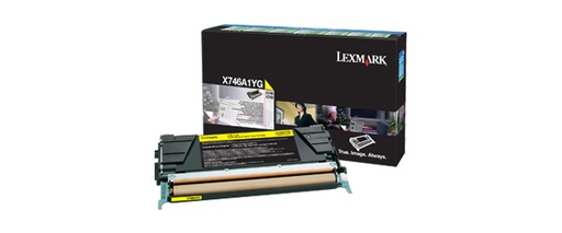 [1409339] LEXMARK - Toner Laser ORIGINALES Amarillo (Ref.X746A1YG)