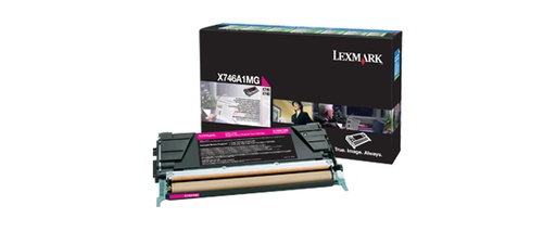 [1409337] LEXMARK - Toner Laser ORIGINALES Magenta (Ref.X746A1MG)