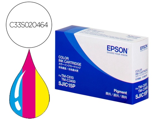 [2160992] EPSON - Ink-jet tm-c 3400 (sjic15p) cmy (Ref. C33S020464)