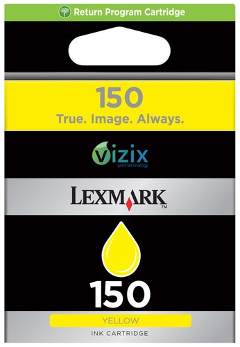 [1405408] LEXMARK - Cartuchos ORIGINALES Inyección De Tinta 150 Amarillo (Ref.14N1610E)