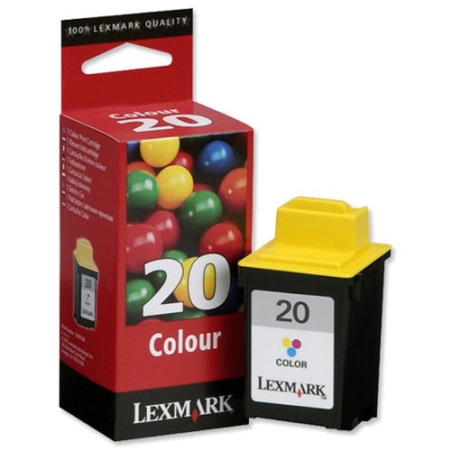 [1152950] LEXMARK - Cartuchos ORIGINALES Inyección De Tinta 20 TRICL (Ref.15MX120E)