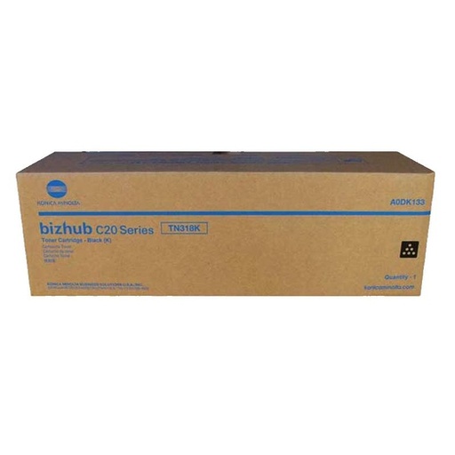 [1325822] KONICA MINOLTA - Toner Laser ORIGINALES TN318 Negro (Ref.A0DK153)