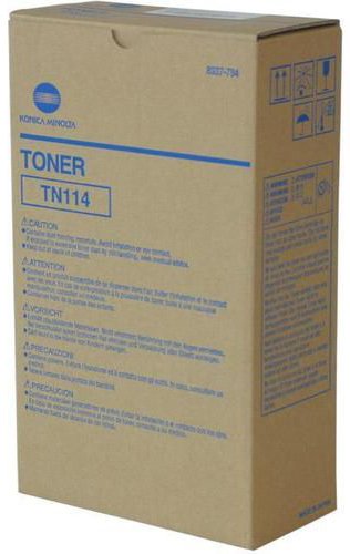 [1140438] KONICA MINOLTA - Toner Laser ORIGINALES TN-114 NEGRO 22K PK2 (Ref.8937784)