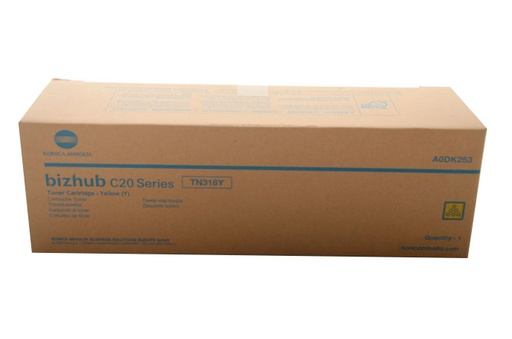 [1325830] KONICA MINOLTA - Toner Laser ORIGINALES TN318 Amarillo (Ref.A0DK253)