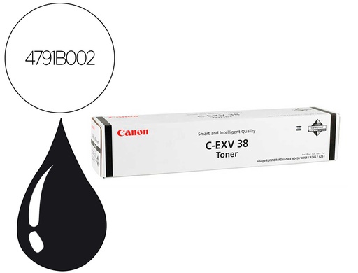 [9161711] CANON - Toner exv38 ir4045ir4051 negro (Ref. 4791B002)
