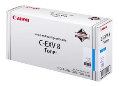 [1322527] CANON - Toner Laser ORIGINALES CEXV8 CYAN 25K (Ref.7628A002)