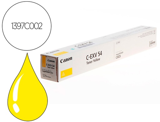 [2161732] CANON - Toner exv54 ir c3025i amarillo (Ref. 1397C002)