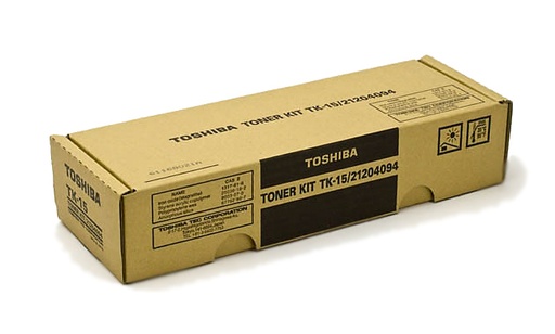 [1317703] TOSHIBA - Toner Laser ORIGINALES TK-15 Negro (Ref.21204094)