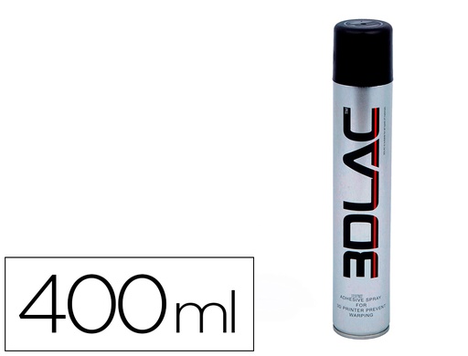 [9163728] COLIDO - LACA ADHESIVA 3D PARA IMPRESION 3D SPRAY BOTE DE 400ML (Ref.TUM-LACA3D)