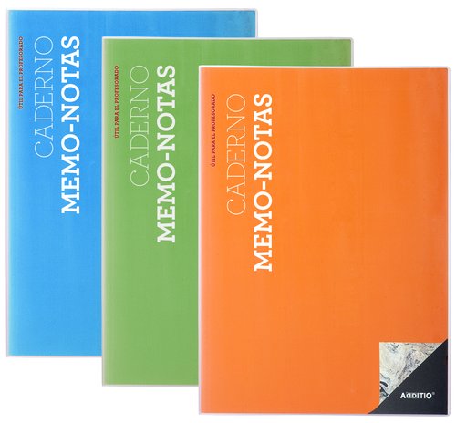 ADDITIO - CUADERNO PROFESOR MEMO-NOTAS A4 SURTIDO (GALLEGO) (Ref.P154)