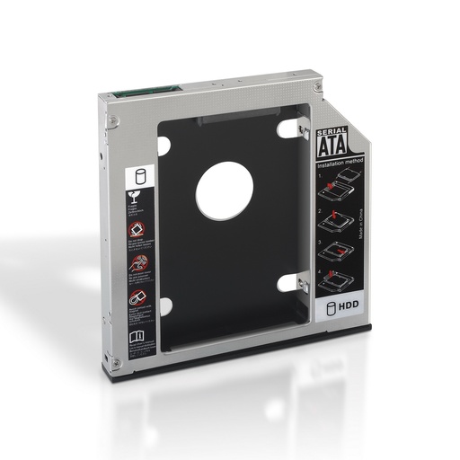 AISENS - ADAPTADOR DISCO DURO DE 9,5MM PARA UNIDAD ÓPTICA PORTÁTIL DE 12,7MM (Ref.A129-0152)