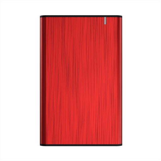 AISENS - CAJA EXTERNA 2,5 ASE-2525B 9.5MM SATA A USB 3.0/USB3.1 GEN1, ROJO (Ref.ASE-2525RED)
