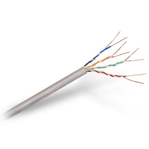 AISENS - BOBINA DE CABLE DE RED RJ45 CAT.5E UTP RÍGIDO AWG24 PARA INSTALACIÓN GRIS 305M (Ref.A133-0209)