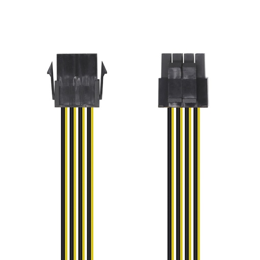 AISENS - CABLE ALIMENTACIÓN, 8PIN/H-4+4PIN/M, 30CM (Ref.A131-0419)