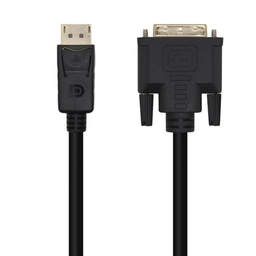 AISENS - CABLE CONVERSOR DISPLAYPORT A DVI, DP/M-DVI/M, NEGRO, 2.0M (Ref.A125-0366)