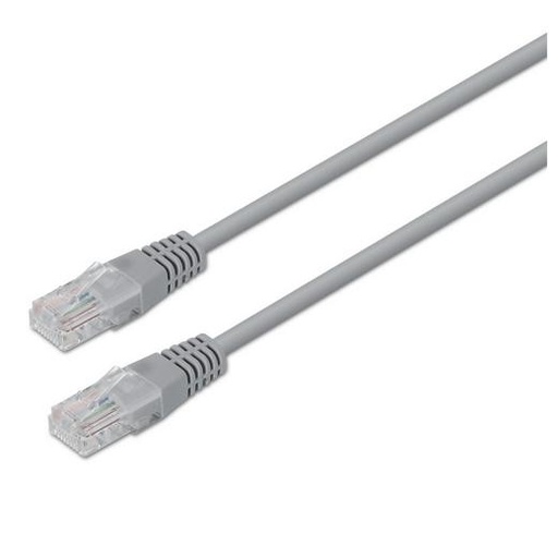 AISENS - CABLE DE RED LATIGUILLO RJ45 CAT.6 UTP AWG24, GRIS, 20M (Ref.A135-0236)