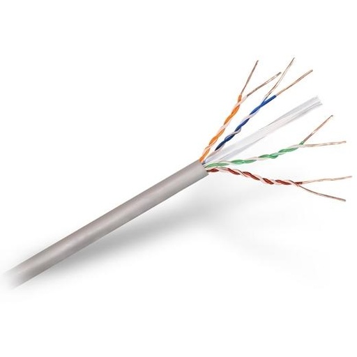 AISENS - CABLE DE RED RJ45 CAT.6 UTP RÍGIDO AWG24, GRIS, 100M (Ref.A135-0261)