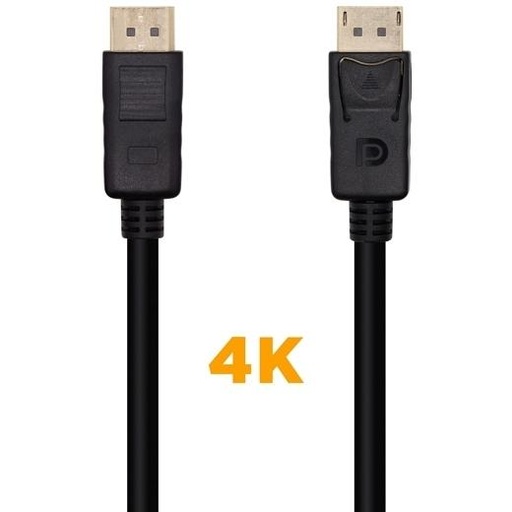AISENS - CABLE DISPLAYPORT V1.2 NEGRO, 10M (Ref.A124-0388)