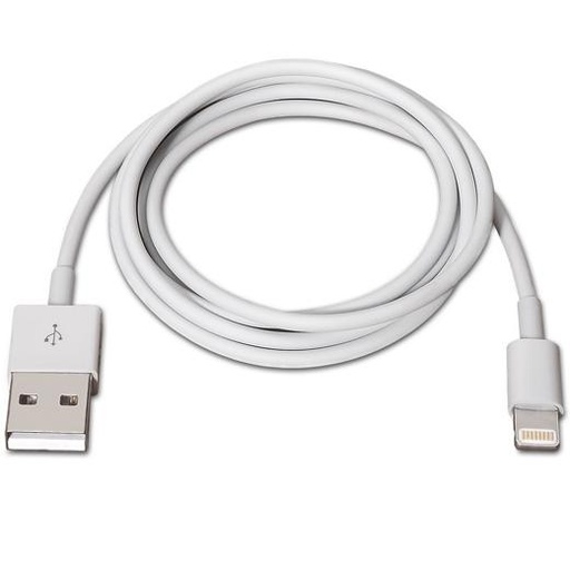 AISENS - CABLE LIGHTNING A USB 2.0 LIGHTNING/M - USB A/M BLANCO 2,0M (Ref.A102-0036)