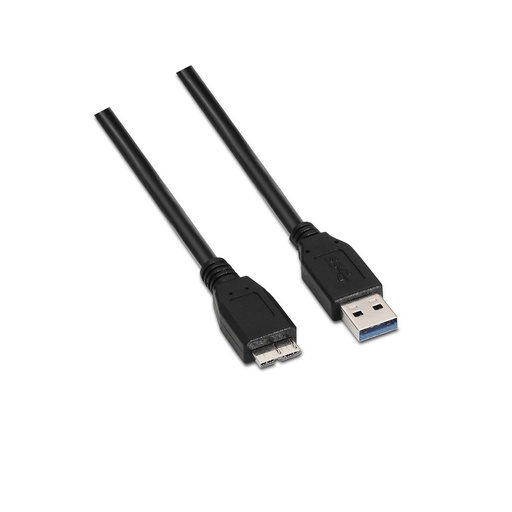 AISENS - CABLE USB 3.0, TIPO A/M-MICRO B/M, NEGRO, 2.0M (Ref.A105-0044)