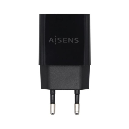 AISENS - CARGADOR USB 10W ALTA EFICIENCIA 5V/2A NEGRO (Ref.A110-0527)