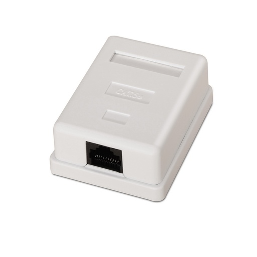 AISENS - ROSETA DE SUPERFICIE RJ45 CAT.5E UTP 1 TOMA BLANCO (Ref.A138-0296)