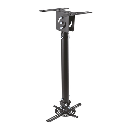 AISENS - SOPORTE UNIVERSAL PRO GIRATORIO, INCLINABLE Y EXTENSIBLE DE TECHO PARA PROYECTOR 20KG, NEGR (Ref.CP02TSRE-051)